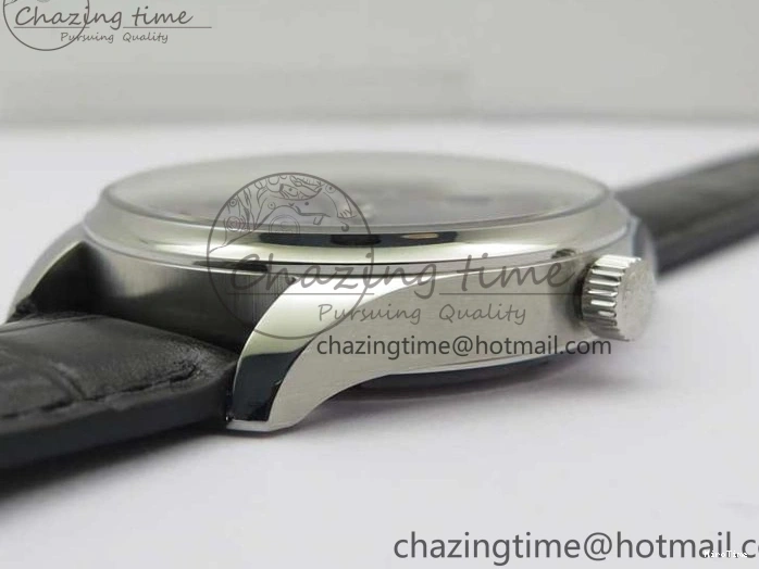 MIROTIME 0502 TimelessDesign Portuguese IW358304 ZF 1:1 Best Edition SS Blue Dial on Leather Strap A 7078